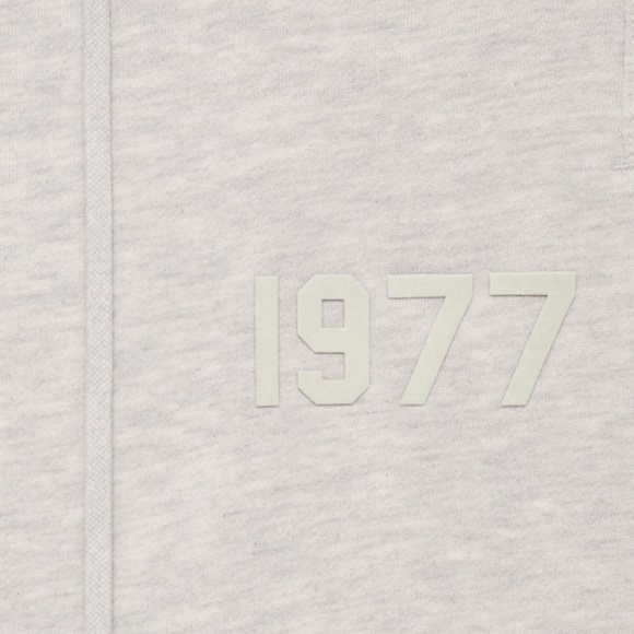 Fear of God FOG Essentials 1977 Jogger Sweatpants Light Oatmeal Grey / Off White - Picture 4 of 11